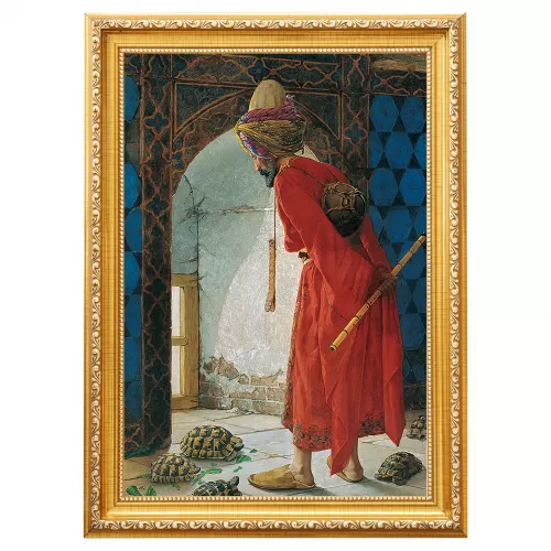 Kaplumbağa Terbiyecisi Tablo - Poster Dünyaca Ünlü (Model- 2) 95 CM X 130 CM Kaplumbağa Terbiyecisi Tablo - Poster Dünyaca Ünlü (Model- 2) 95 CM X 130 CM