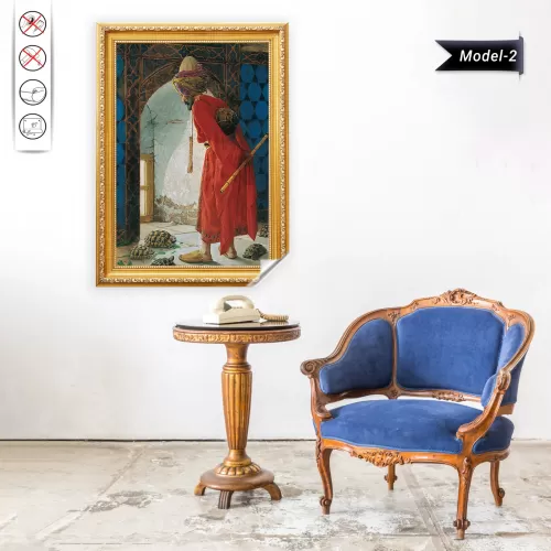 Kaplumbağa Terbiyecisi Tablo - Poster Dünyaca Ünlü (Model- 2) 95 CM X 130 CM Kaplumbağa Terbiyecisi Tablo - Poster Dünyaca Ünlü (Model- 2) 95 CM X 130 CM