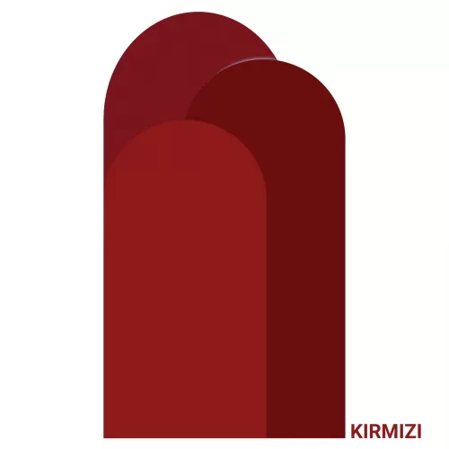 Ev Dekorasyon Sticker (Model-2) 60 CM X 98 CM Renk Kırmızı Ev Dekorasyon Sticker (Model-2) 60 CM X 98 CM Renk Kırmızı