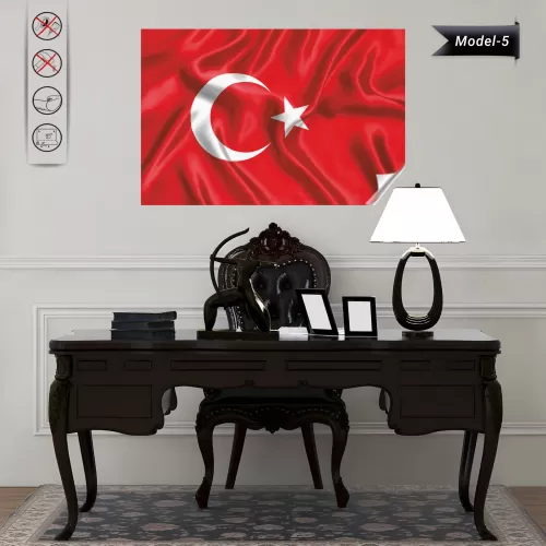 Türk Bayrağı (Model-5) 50 CM x75 CM