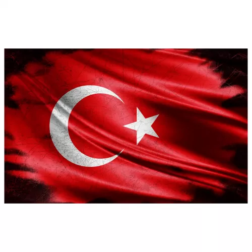 Türk Bayrağı (Model-6) 50 CM x75 CM Türk Bayrağı (Model-6) 50 CM x75 CM
