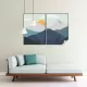 Statik Tutunma Özellikli Tablo - Poster  Manzara (Model-1) 50 CM X 70 CM