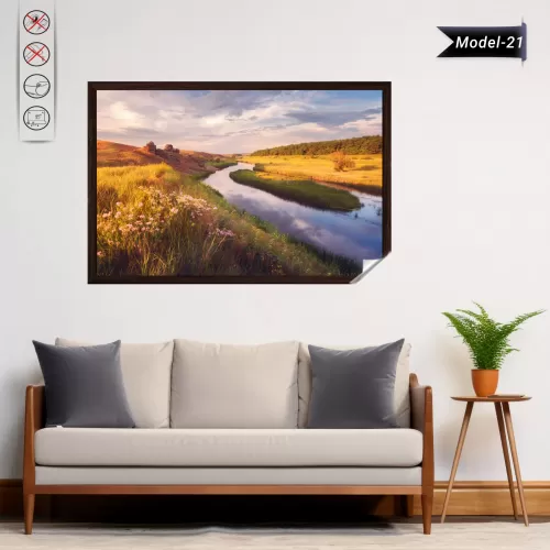 Statik Tutunma Özellikli Tablo - Poster Manzara (Model-21) 78 CM X 117 CM Statik Tutunma Özellikli Tablo - Poster Manzara (Model-21) 78 CM X 117 CM