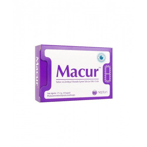 Macur 30 Kapsül | Safran ve Zerdeçal Ekstraktı İçeren Takviye Edici Gıda Macur 30 Kapsül | Safran ve Zerdeçal Ekstraktı İçeren Takviye Edici Gıda