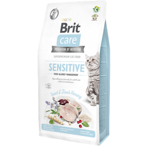 Brit Care Alerjileri Olan Yetişkin Kediler İçin, Tahılsız, Hipoalerjenik, Larva Ve Taze Ringa Balıklı Kuru Mama 7 kg Brit Care Alerjileri Olan Yetişkin Kediler İçin, Tahılsız, Hipoalerjenik, Larva Ve Taze Ringa Balıklı Kuru Mama 7 kg