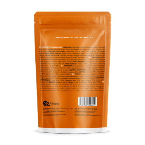 Prochoice Crunchy Salmon, Kediler için Somon Balığı İlaveli Çıtır Atıştırmalık 60gr X 12 ADET Prochoice Crunchy Salmon, Kediler için Somon Balığı İlaveli Çıtır Atıştırmalık 60gr X 12 ADET