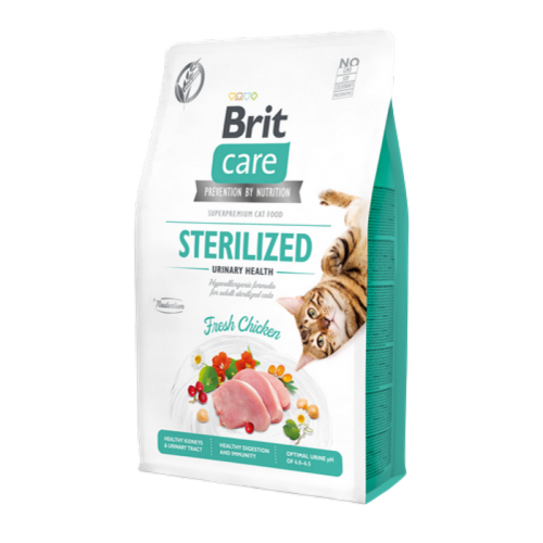 Brit Care İdrar Yolu Problemi Olan Kısırlaştırılmış Kediler İçin, Tahılsız, Hipoalerjenik, Taze Tavuk Etli Kuru Mama 2 kg Brit Care İdrar Yolu Problemi Olan Kısırlaştırılmış Kediler İçin, Tahılsız, Hipoalerjenik, Taze Tavuk Etli Kuru Mama 2 kg
