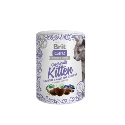Brit Care Hindistan Cevizli Ve Yabanmersinli, Tahılsız, Kıtır Yavru Kedi Ödülü 100 gr X 6 ADET