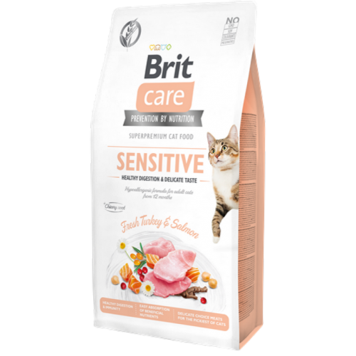 Brit Care Yetişkin Hassas Kediler İçin, Tahılsız, Hipoalerjenik, Taze Hindi Etli Ve Somonlu Kuru Mama 7 kg Brit Care Yetişkin Hassas Kediler İçin, Tahılsız, Hipoalerjenik, Taze Hindi Etli Ve Somonlu Kuru Mama 7 kg