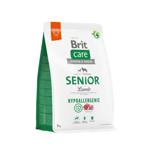 Brit Care Yaşlı Köpekler İçin, Tek Proteinli, Hipoalerjenik, Kuzu Etli Kuru Mama 3 kg X 4 ADET Brit Care Yaşlı Köpekler İçin, Tek Proteinli, Hipoalerjenik, Kuzu Etli Kuru Mama 3 kg X 4 ADET