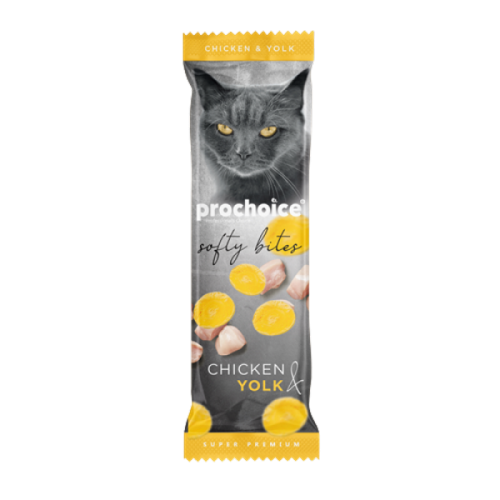 Prochoice Softy Bites Chicken & Yolk Kediler için Yumuşak Atıştırmalık 10 gr x 24 adet Prochoice Softy Bites Chicken & Yolk Kediler için Yumuşak Atıştırmalık 10 gr x 24 adet