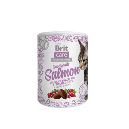 Brit Care Kızılcık Ve Kuşburnulu, Tahılsız, Somon Balıklı, Kıtır Kısırlaştırılmış Kedi Ödülü 100 gr X 6 ADET Brit Care Kızılcık Ve Kuşburnulu, Tahılsız, Somon Balıklı, Kıtır Kısırlaştırılmış Kedi Ödülü 100 gr X 6 ADET
