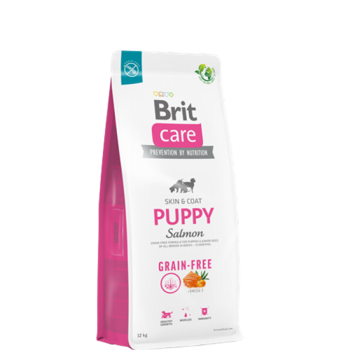 Brit Care Deri Ve Tüy Hassasiyeti Olan Yavru Köpekler İçin, Tahılsız, Somonlu Kuru Mama 12 kg Brit Care Deri Ve Tüy Hassasiyeti Olan Yavru Köpekler İçin, Tahılsız, Somonlu Kuru Mama 12 kg