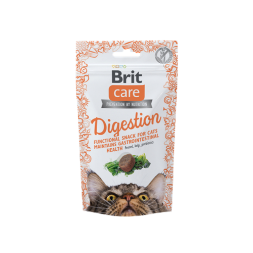 Brit Care Sindirim Sistemini Düzenlemek İçin, Tahılsız, Fonksiyonel Kedi Ödülü 50 gr X 12 ADET