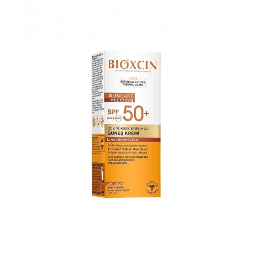 Bioxcin Sun Care Melatone Güneş Kremi SPF50  50 ml | Lekeye Eğilimli Ciltler İçin Çok Yüksek Korumalı Güneş Kremi