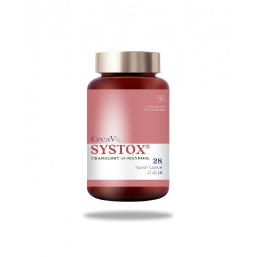CreaVit Systox 28 Kapsül | Enerji Seviyelerini Yükseltmeye ve Dayanıklılığı Artırmaya Yardımcı Takviye Edici Gıda CreaVit Systox 28 Kapsül | Enerji Seviyelerini Yükseltmeye ve Dayanıklılığı Artırmaya Yardımcı Takviye Edici Gıda