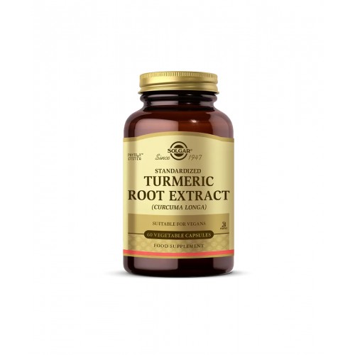 Solgar Turmeric 60 Kapsül | Vücudun Doğal Dengesini Korumaya Yardımcı Takviye Edici Gıda Solgar Turmeric 60 Kapsül | Vücudun Doğal Dengesini Korumaya Yardımcı Takviye Edici Gıda