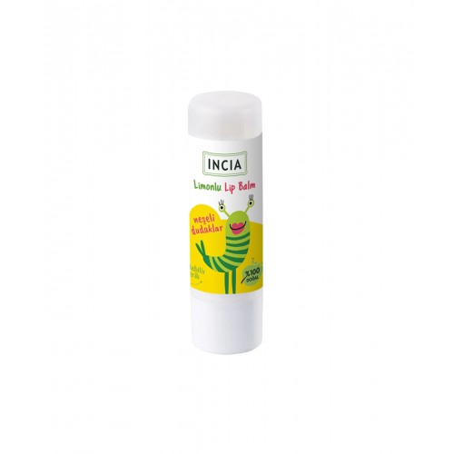 Incia Çocuk Limonlu Dudak Besleyici 6 g | Çocuklar İçin Doğal Dudak Bakım Kremi Incia Çocuk Limonlu Dudak Besleyici 6 g | Çocuklar İçin Doğal Dudak Bakım Kremi