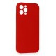 Newface iPhone 12 Pro Kılıf Nano içi Kadife Silikon - Kırmızı Newface iPhone 12 Pro Kılıf Nano içi Kadife Silikon - Kırmızı