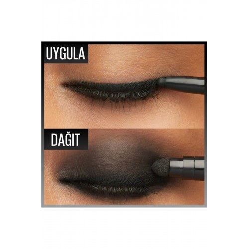 Maybelline New York Tattoo Liner Smokey Jel Göz Kalemi | Smokey Göz Makyajı İçin İdeal Siyah Göz Kalemi Maybelline New York Tattoo Liner Smokey Jel Göz Kalemi | Smokey Göz Makyajı İçin İdeal Siyah Göz Kalemi
