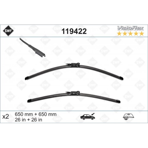 SİLGİ FLAT BLADE (X2) (AUDI Q7) SİLGİ FLAT BLADE (X2) (AUDI Q7)