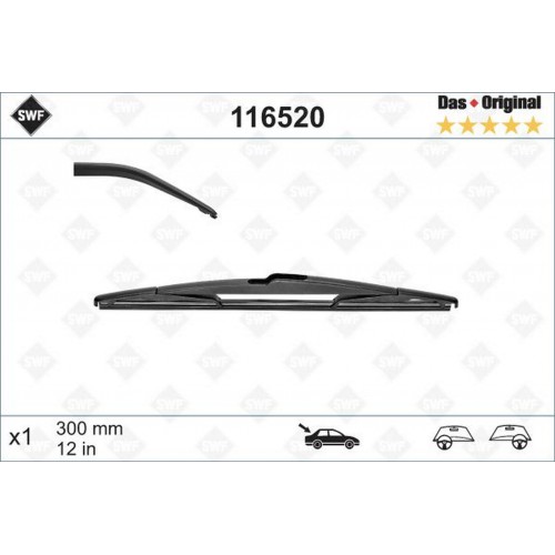 SİLECEK SWF 30cm x1 ARKA CLIO II 03/98 -CLIO RS 2.0 CIVIC PUNTO 10.09 CORDA D P308 207 3008 SİLECEK SWF 30cm x1 ARKA CLIO II 03/98 -CLIO RS 2.0 CIVIC PUNTO 10.09 CORDA D P308 207 3008