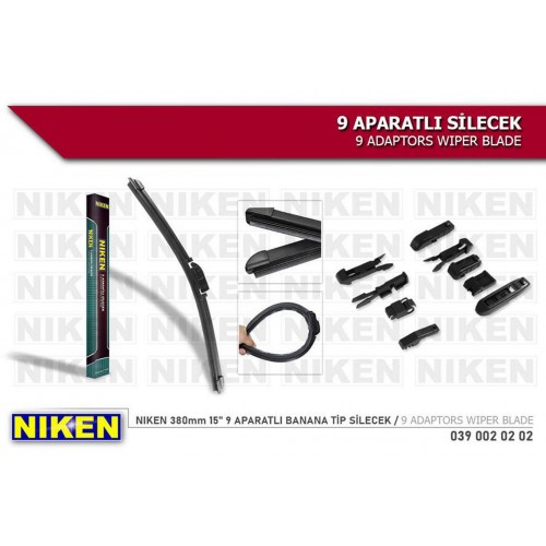 SİLECEK 380mm 9 APARATLI BANANA TİP SİLECEK 380mm 9 APARATLI BANANA TİP