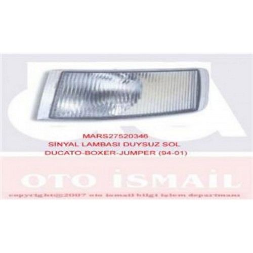 SİNYAL LAMBASI SOL DUYSUZ [ FIAT DUCATO , PEUGEOT BOXER , CITROEN JUMPER 1994-2001 ]