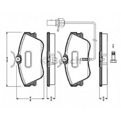 0986TB2030 ÖN BALATA LT35 95-6.06 SPRINTER 95-6.06 VİTO 96.7.03 19.6x156.5x64.9 0986TB2030 ÖN BALATA LT35 95-6.06 SPRINTER 95-6.06 VİTO 96.7.03 19.6x156.5x64.9