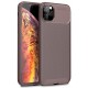 Newface iPhone 11 Pro Kılıf Focus Karbon Silikon - Kahverengi Newface iPhone 11 Pro Kılıf Focus Karbon Silikon - Kahverengi