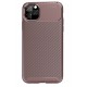 Newface iPhone 11 Pro Kılıf Focus Karbon Silikon - Kahverengi Newface iPhone 11 Pro Kılıf Focus Karbon Silikon - Kahverengi