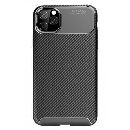 Newface iPhone 11 Pro Max Kılıf Focus Karbon Silikon - Siyah Newface iPhone 11 Pro Max Kılıf Focus Karbon Silikon - Siyah