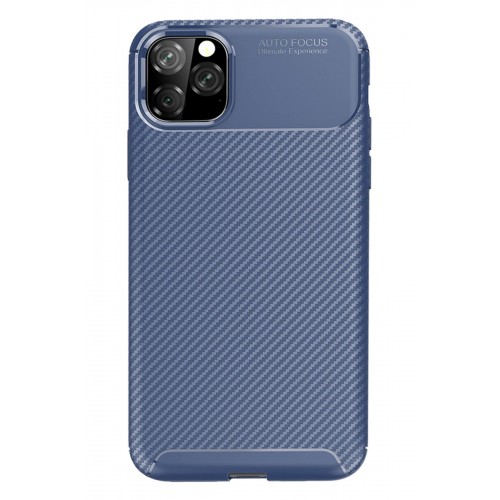 Newface iPhone 11 Pro Max Kılıf Focus Karbon Silikon - Lacivert Newface iPhone 11 Pro Max Kılıf Focus Karbon Silikon - Lacivert