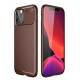 Newface iPhone 12 Pro Max Kılıf Focus Karbon Silikon - Kahverengi Newface iPhone 12 Pro Max Kılıf Focus Karbon Silikon - Kahverengi