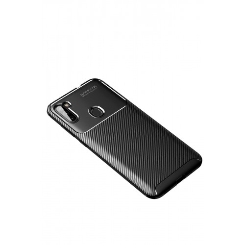 Newface Samsung Galaxy A11 Kılıf Focus Karbon Silikon - Siyah Newface Samsung Galaxy A11 Kılıf Focus Karbon Silikon - Siyah