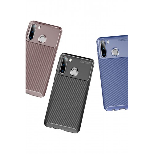 Newface Samsung Galaxy A21 Kılıf Focus Karbon Silikon - Siyah Newface Samsung Galaxy A21 Kılıf Focus Karbon Silikon - Siyah