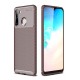 Newface Samsung Galaxy A21 Kılıf Focus Karbon Silikon - Kahverengi Newface Samsung Galaxy A21 Kılıf Focus Karbon Silikon - Kahverengi