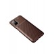 Newface Samsung Galaxy M51 Kılıf Focus Karbon Silikon - Kahverengi Newface Samsung Galaxy M51 Kılıf Focus Karbon Silikon - Kahverengi