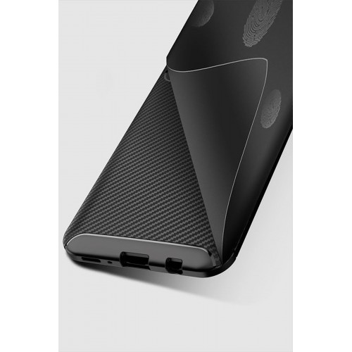Newface Samsung Galaxy M30S Kılıf Focus Karbon Silikon - Kahverengi Newface Samsung Galaxy M30S Kılıf Focus Karbon Silikon - Kahverengi