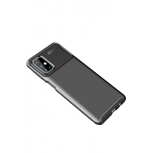 Newface Samsung Galaxy M31S Kılıf Focus Karbon Silikon - Siyah Newface Samsung Galaxy M31S Kılıf Focus Karbon Silikon - Siyah