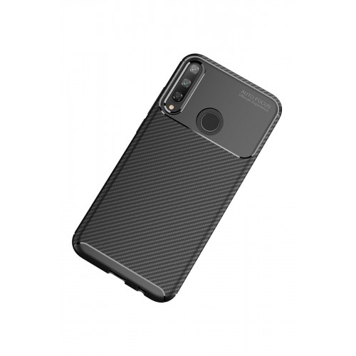 Newface Huawei P40 Lite E Kılıf Focus Karbon Silikon - Siyah Newface Huawei P40 Lite E Kılıf Focus Karbon Silikon - Siyah
