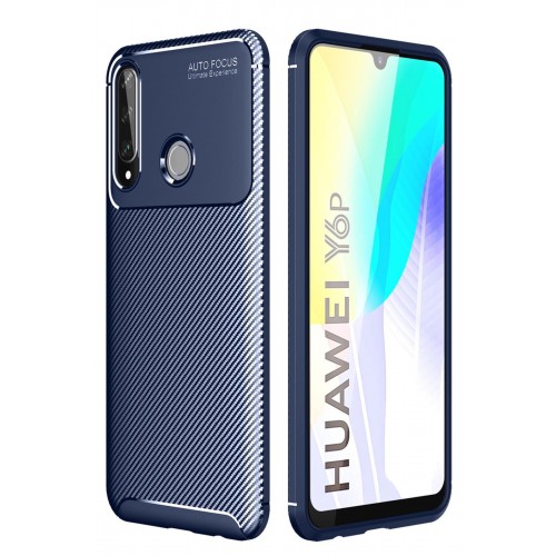 Newface Huawei Y6P Kılıf Focus Karbon Silikon - Lacivert Newface Huawei Y6P Kılıf Focus Karbon Silikon - Lacivert