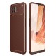 Newface Oppo A73 Kılıf Focus Karbon Silikon - Kahverengi Newface Oppo A73 Kılıf Focus Karbon Silikon - Kahverengi
