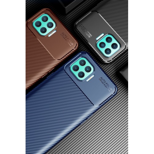 Newface Oppo Reno 4 Lite Kılıf Focus Karbon Silikon - Siyah Newface Oppo Reno 4 Lite Kılıf Focus Karbon Silikon - Siyah