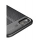 Newface iPhone 7 Kılıf Focus Derili Silikon - Kırmızı Newface iPhone 7 Kılıf Focus Derili Silikon - Kırmızı
