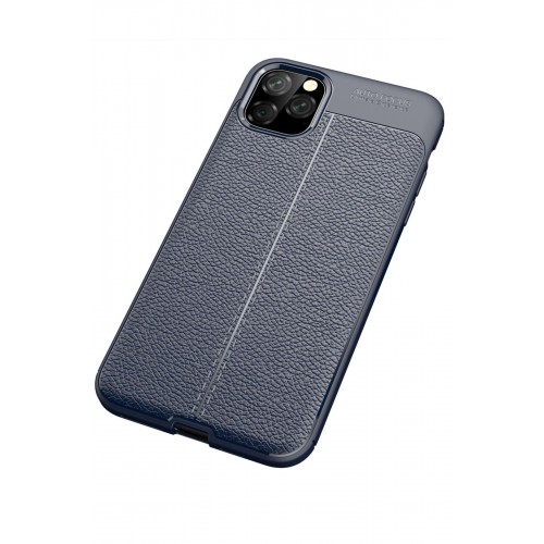 Newface iPhone 11 Pro Kılıf Focus Derili Silikon - Lacivert Newface iPhone 11 Pro Kılıf Focus Derili Silikon - Lacivert
