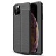 Newface iPhone 11 Pro Max Kılıf Focus Derili Silikon - Siyah Newface iPhone 11 Pro Max Kılıf Focus Derili Silikon - Siyah