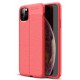 Newface iPhone 11 Pro Max Kılıf Focus Derili Silikon - Kırmızı Newface iPhone 11 Pro Max Kılıf Focus Derili Silikon - Kırmızı