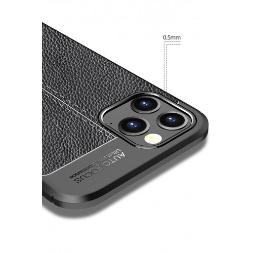 Newface iPhone 12 Pro Max Kılıf Focus Derili Silikon - Kırmızı Newface iPhone 12 Pro Max Kılıf Focus Derili Silikon - Kırmızı
