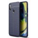 Newface Samsung Galaxy M11 Kılıf Focus Derili Silikon - Lacivert Newface Samsung Galaxy M11 Kılıf Focus Derili Silikon - Lacivert